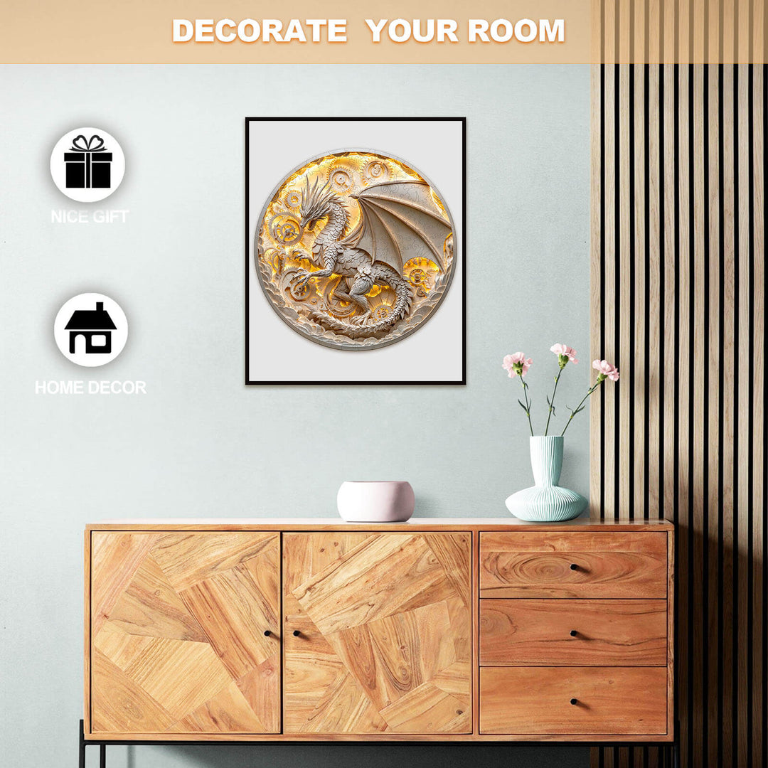 3D-Origami-Drachen Holzpuzzle