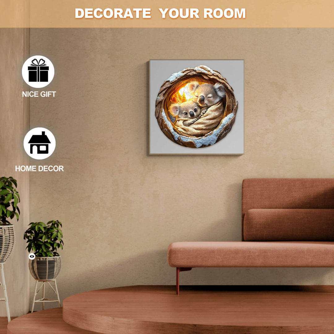 3D Mutterliebe Holzpuzzle