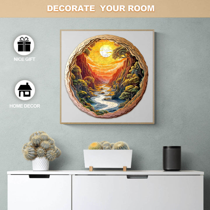 Dämmerwald Holzpuzzle