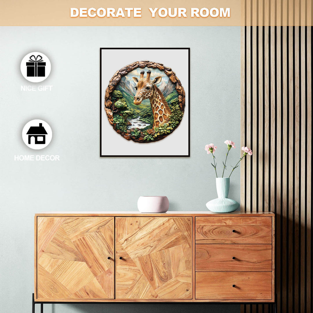 Giraffe Holzpuzzle