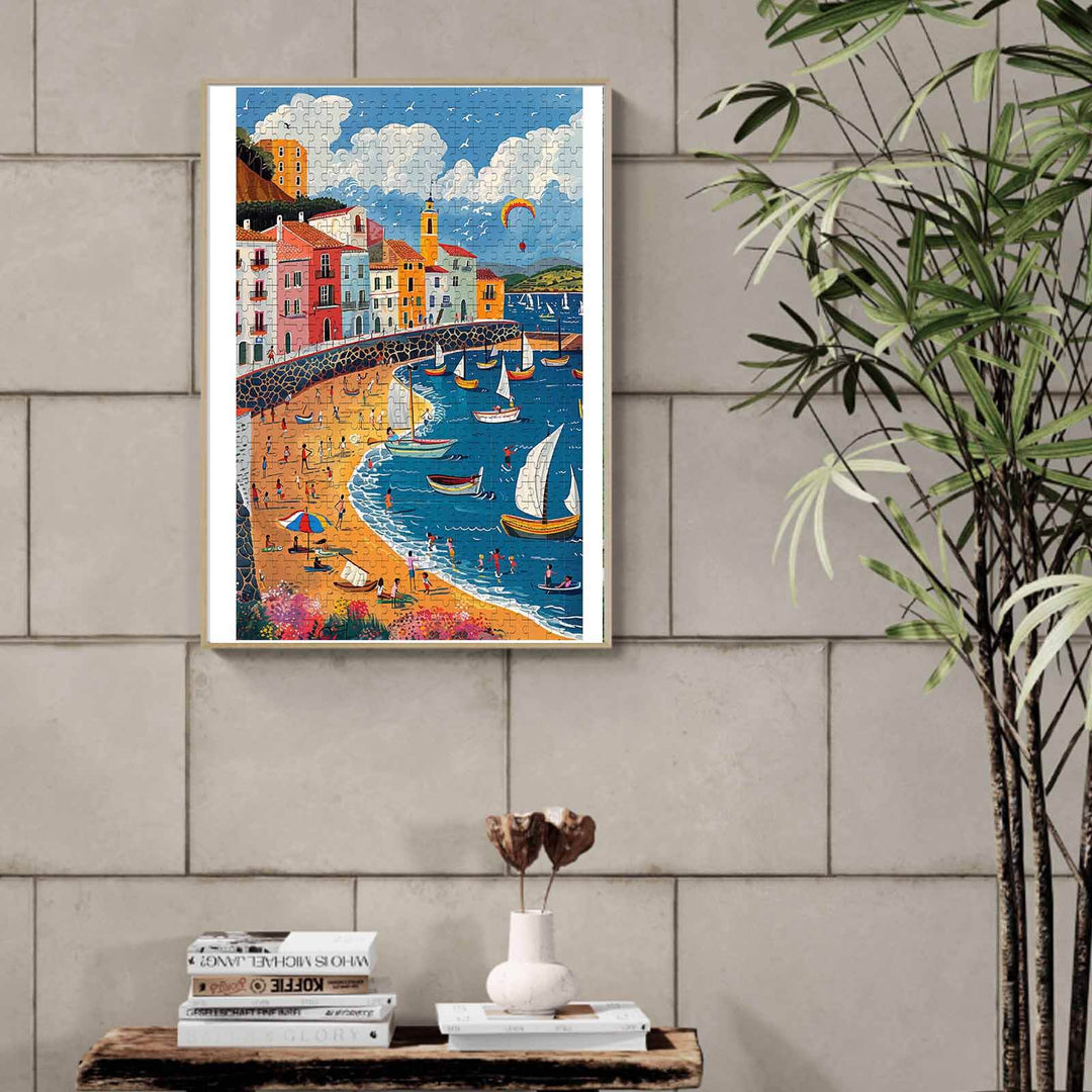 City Beach 500 / 1000 Piece Puzzle - Woodbests