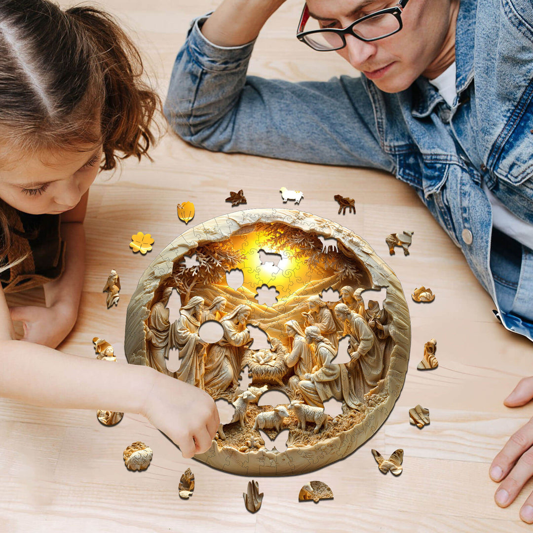 Der Erlöser kommt Holzpuzzle