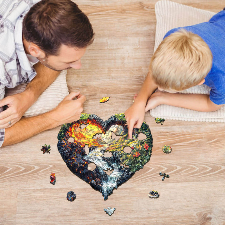 Ewiger Fluss Holzpuzzle