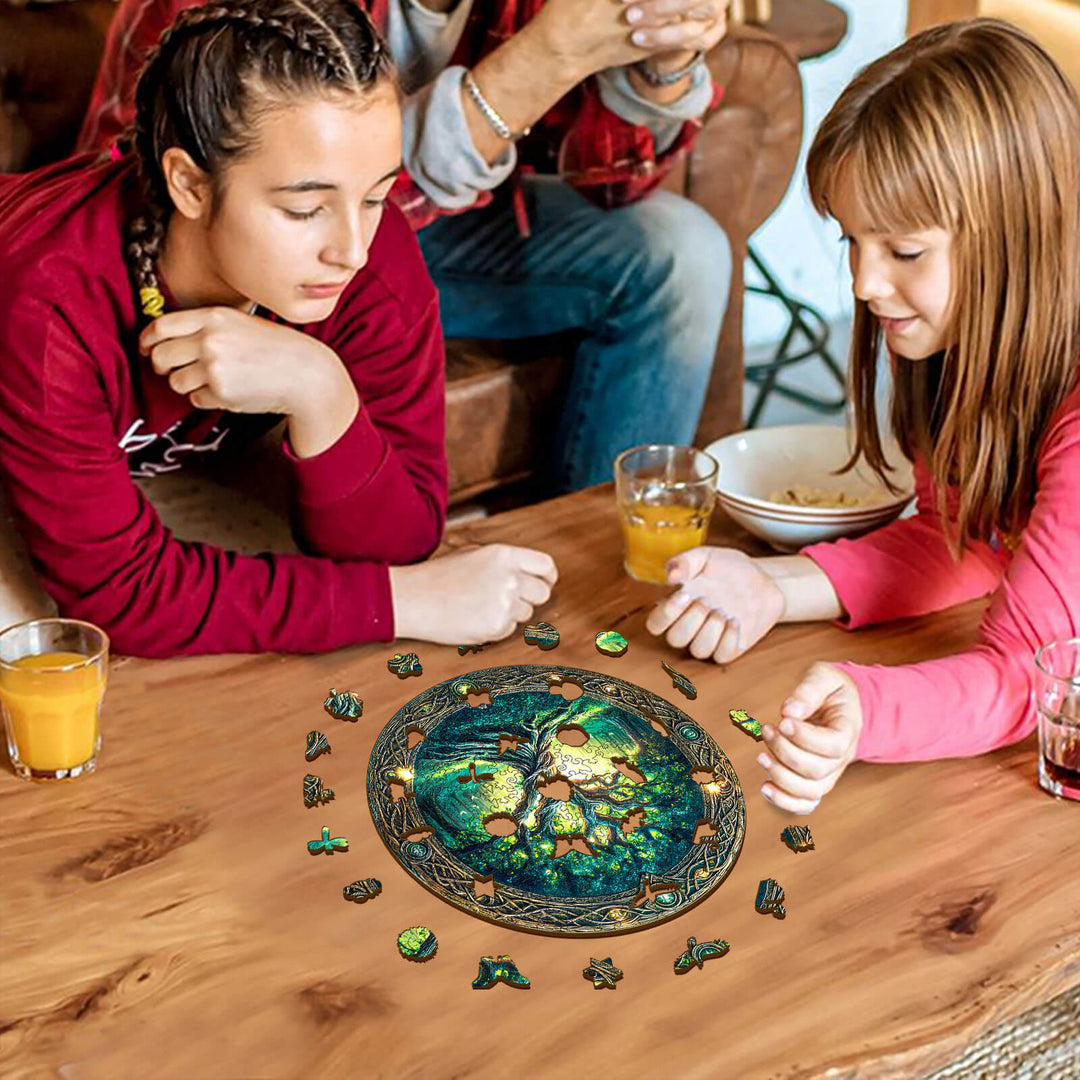 Ewiger Baum Holzpuzzle