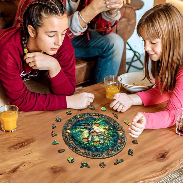 Ewiger Baum Holzpuzzle
