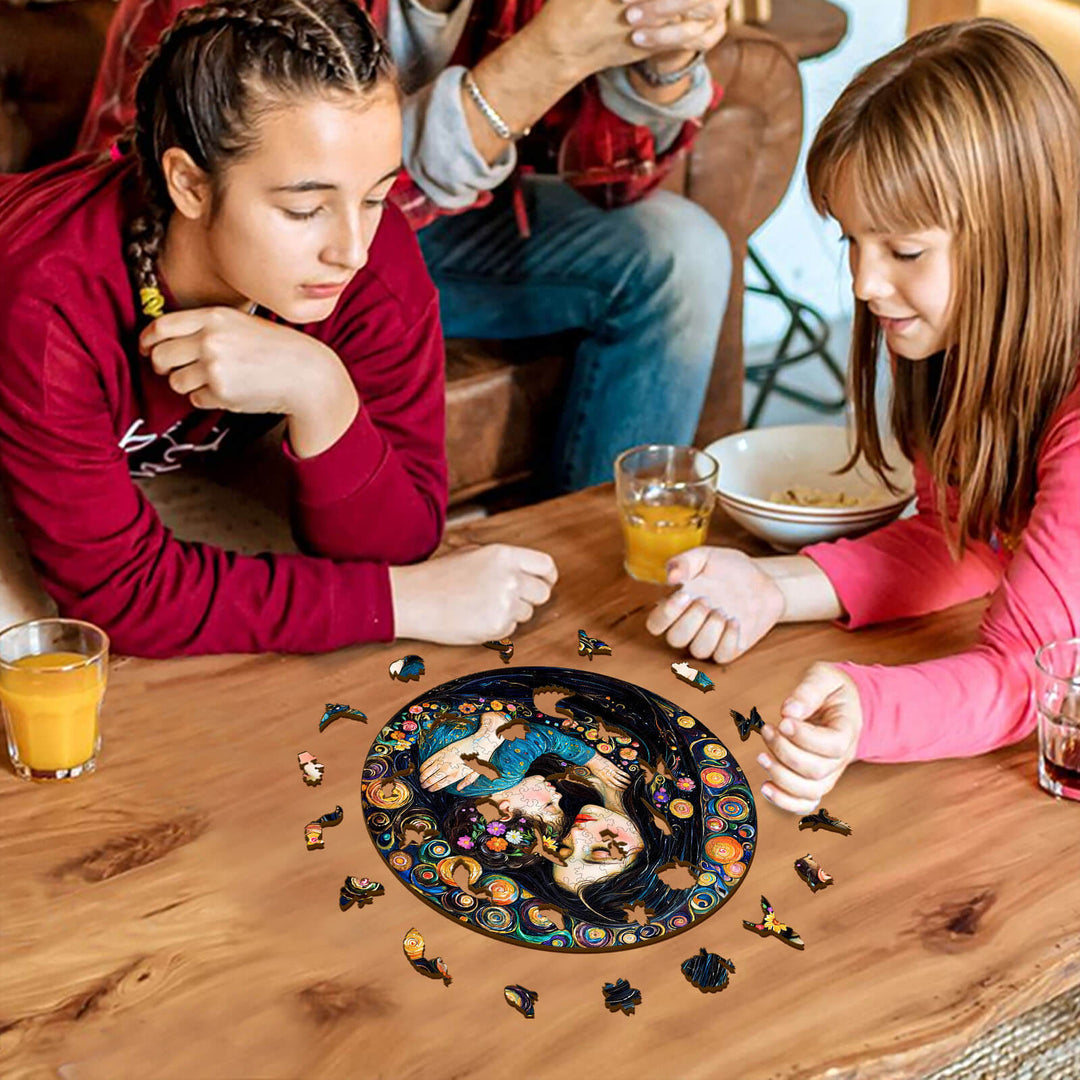 Mutterliebe Holzpuzzle