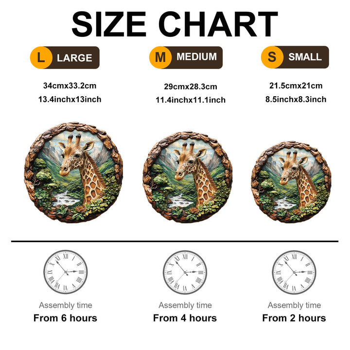 Giraffe Holzpuzzle