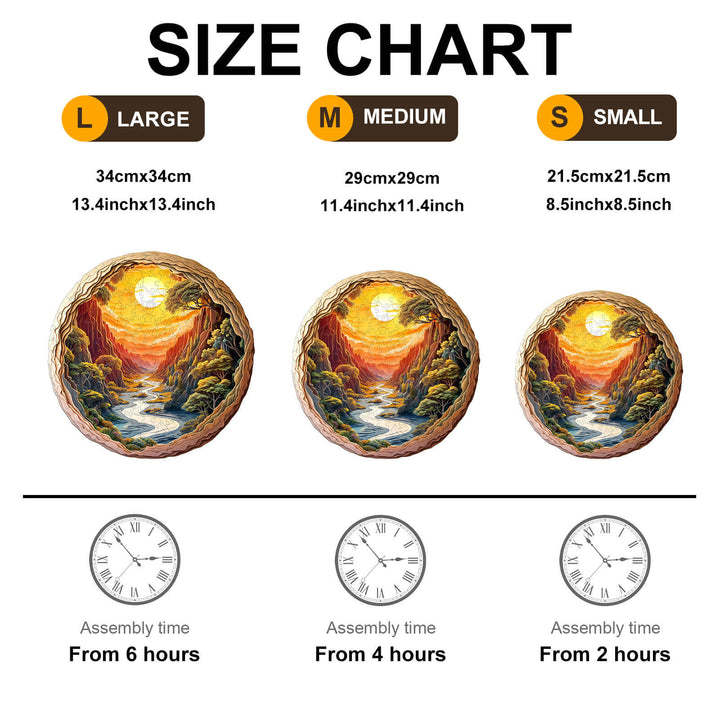 Dämmerwald Holzpuzzle