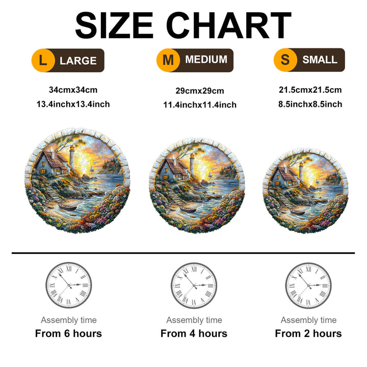 3D-Meeresinsel Holzpuzzle