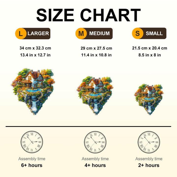 Floating Haven Wooden Jigsaw Puzzle