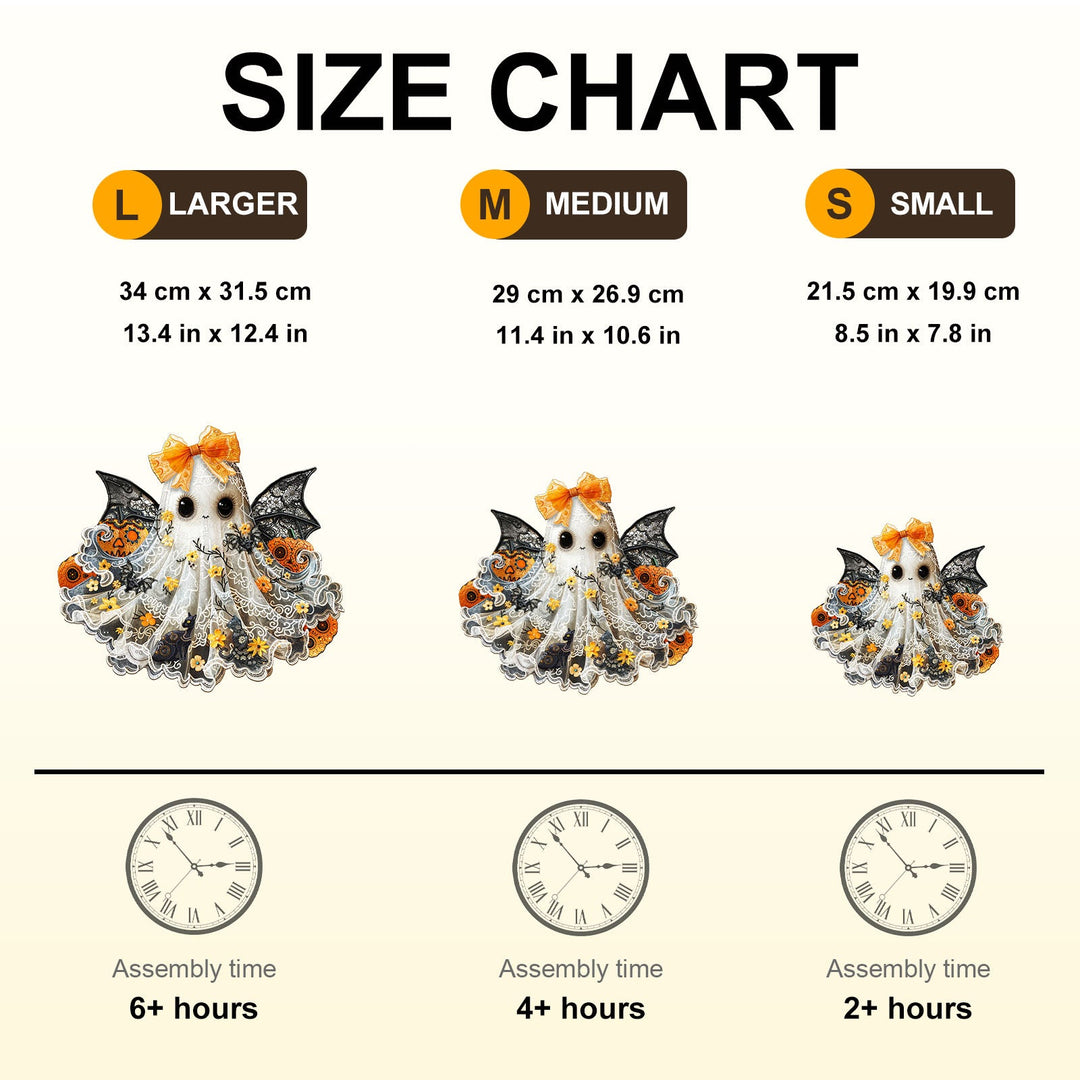 Little Miss Ghost Holzpuzzle