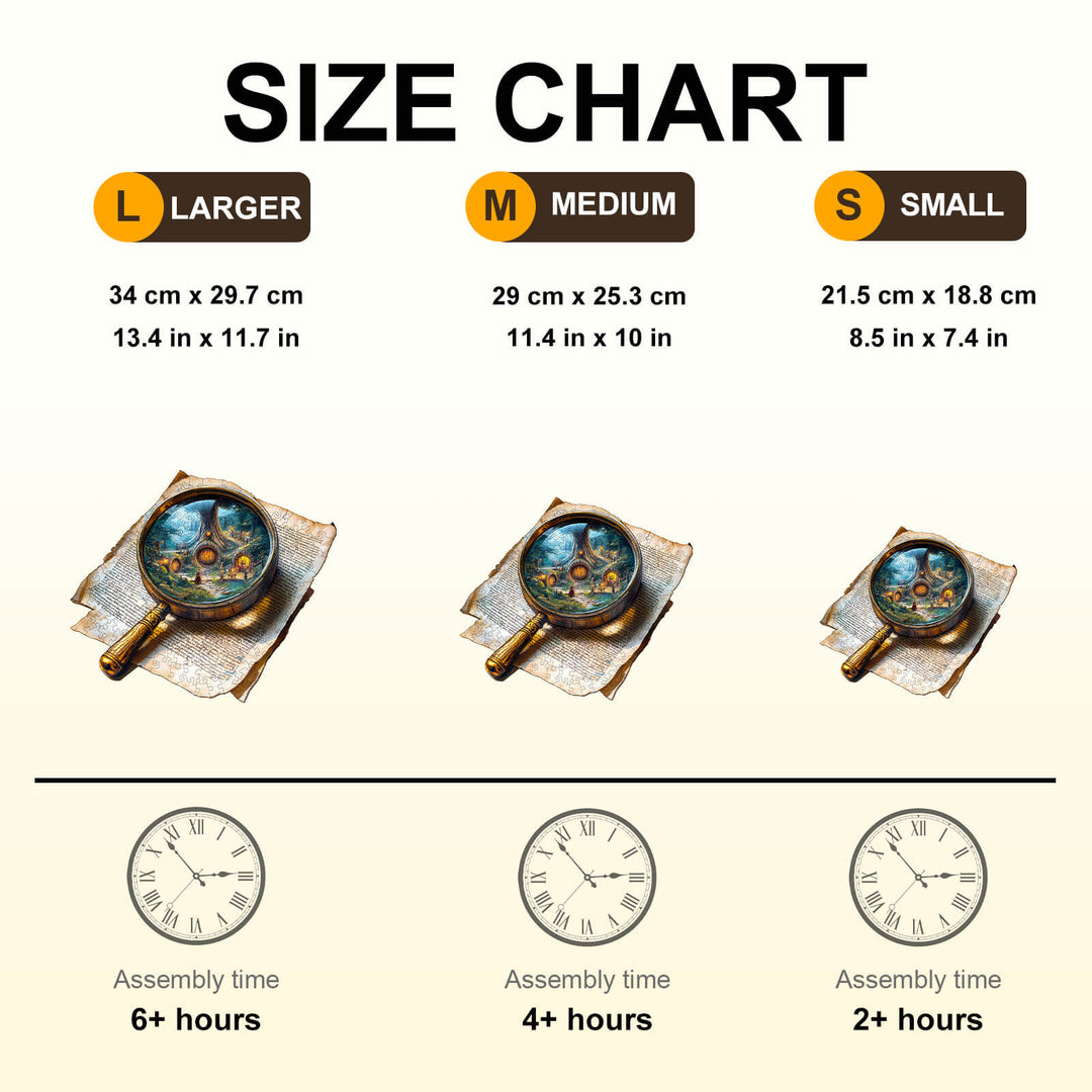 Wahrheits-Blickwinkel Holzpuzzle