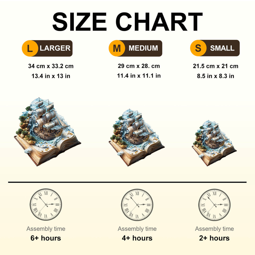 Segelabenteuer Holzpuzzle