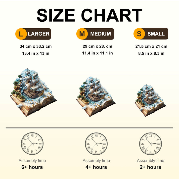 Segelabenteuer Holzpuzzle
