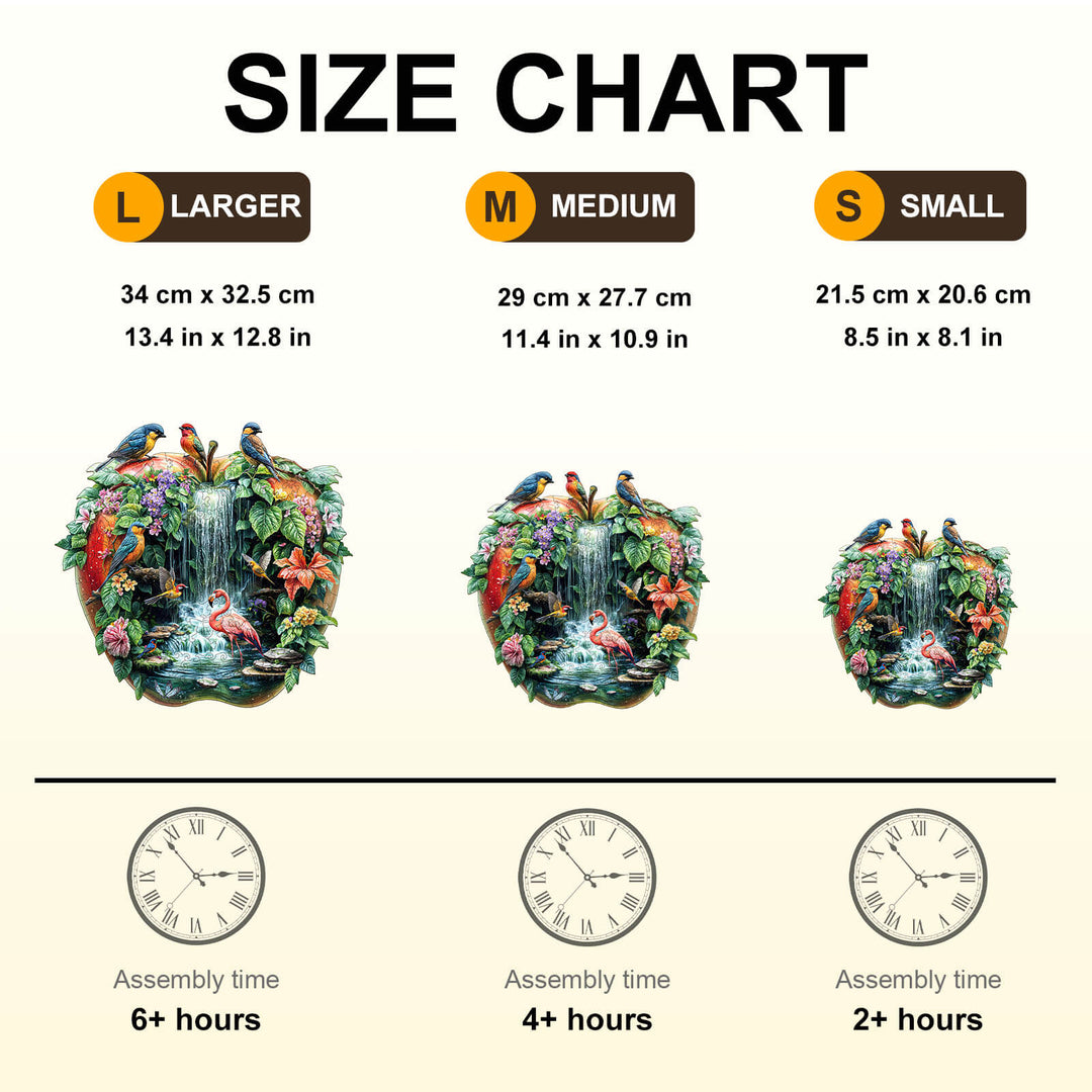 Garten Eden Holzpuzzle