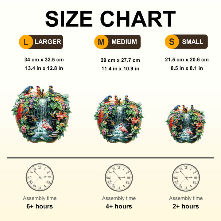 Garten Eden Holzpuzzle