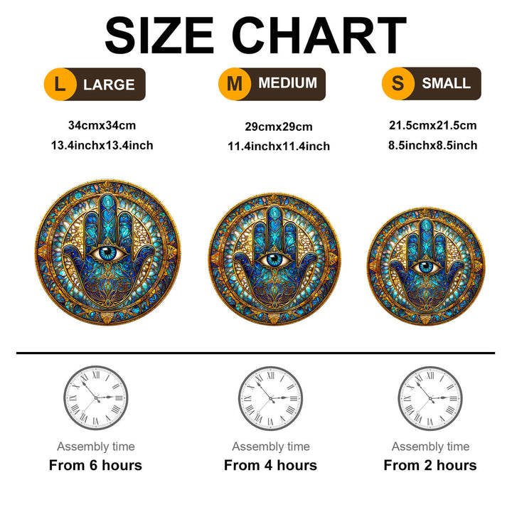 Fatimas Hand Holzpuzzle