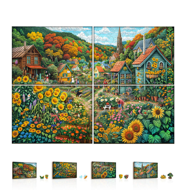 Party Puzzle - Sonnige Felder