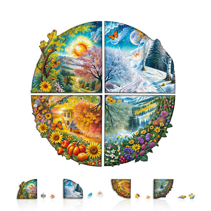 Party Puzzle - Vier Jahreszeiten