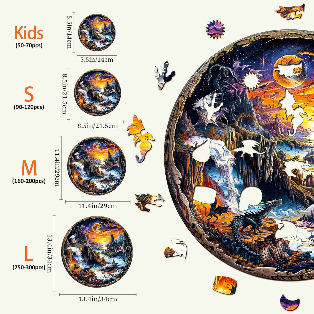 3D Fantasy World Wooden Jigsaw Puzzle - By Woodbests