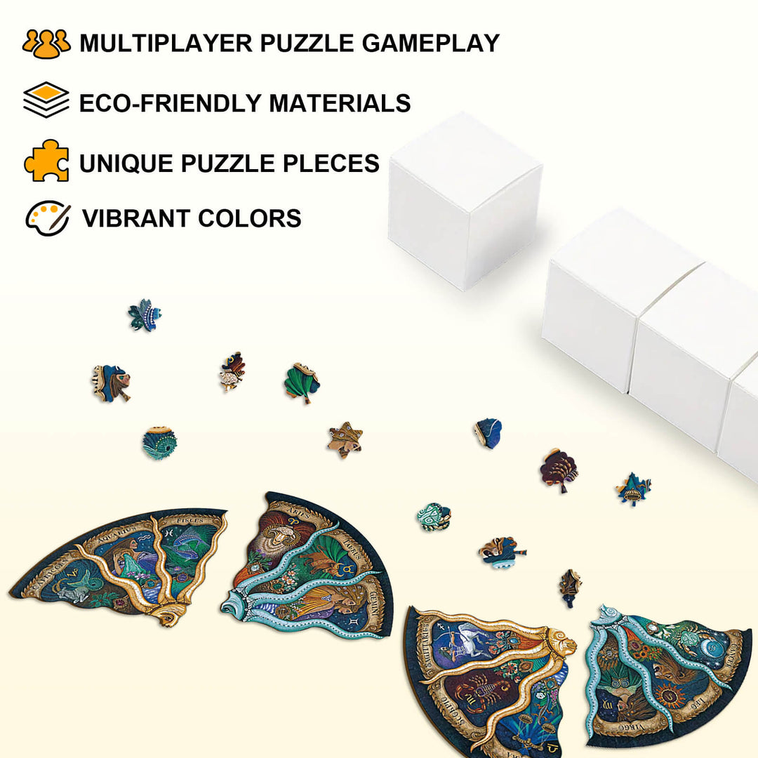 Party Puzzle-Tierkreis-Horoskop