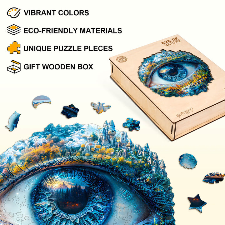 Auge der Natur Holzpuzzle