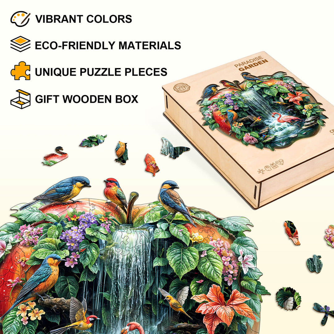 Garten Eden Holzpuzzle
