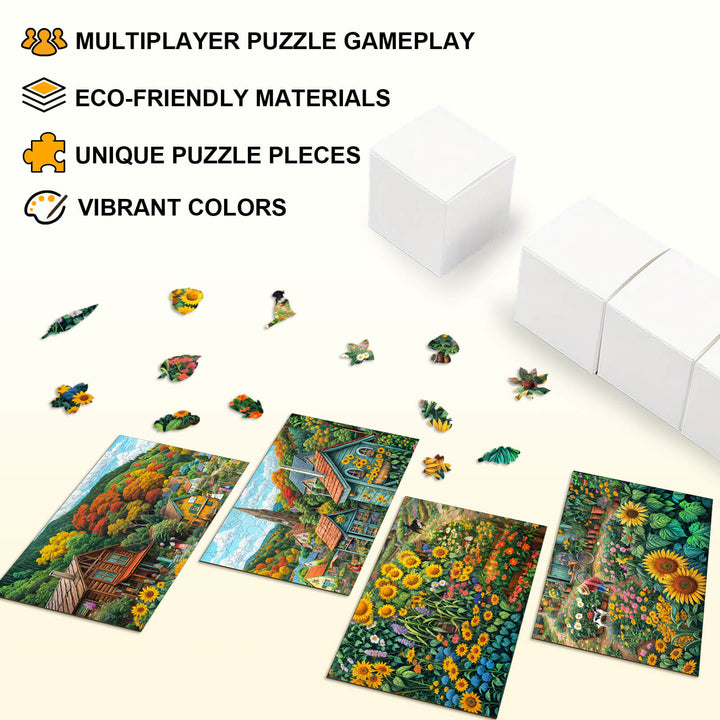 Party Puzzle - Sonnige Felder