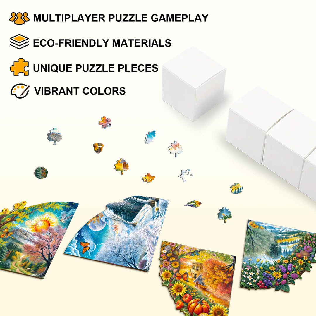 Party Puzzle - Vier Jahreszeiten