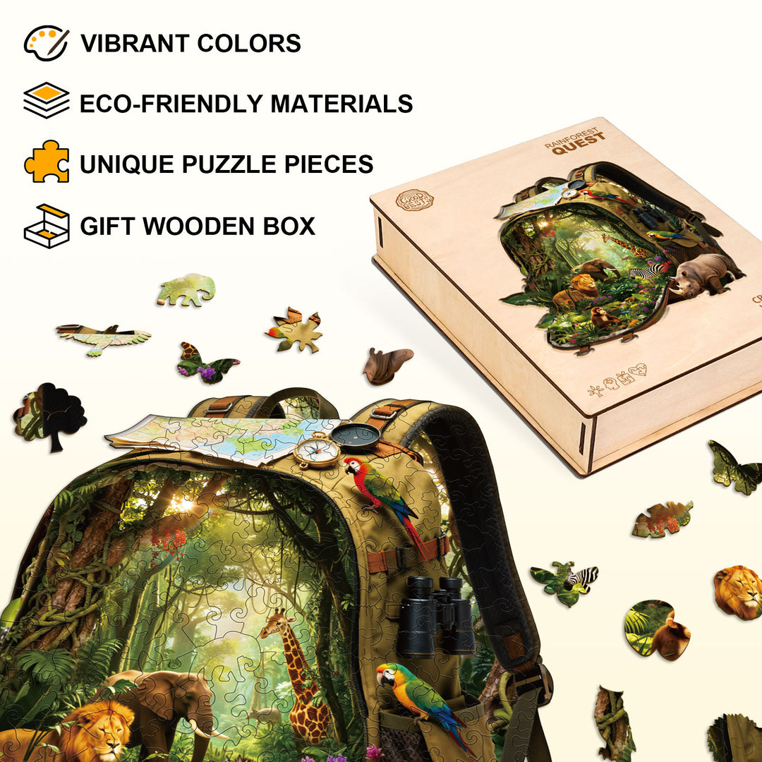 Rainforest Quest Holzpuzzle