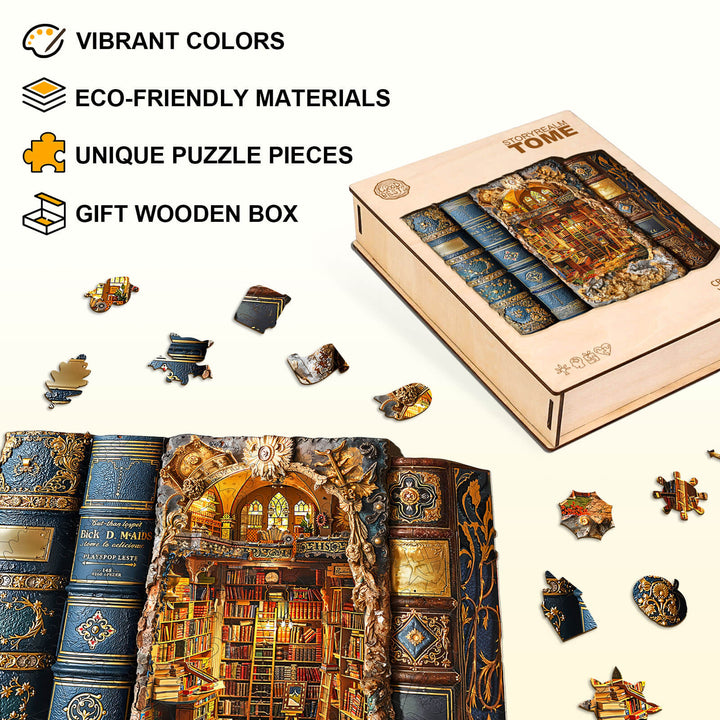 StoryRealm Tome Holzpuzzle