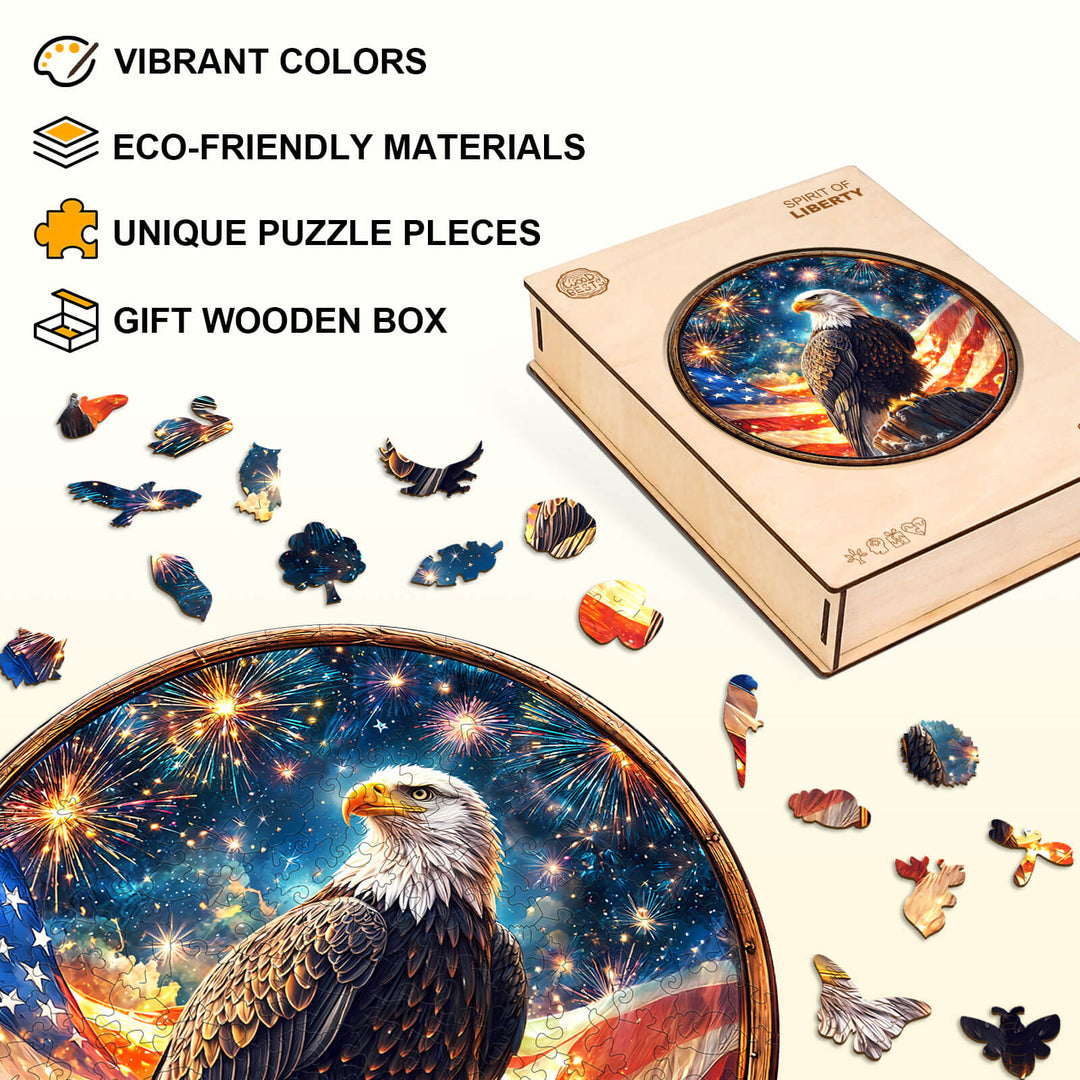Freiheitsgeist Holzpuzzle