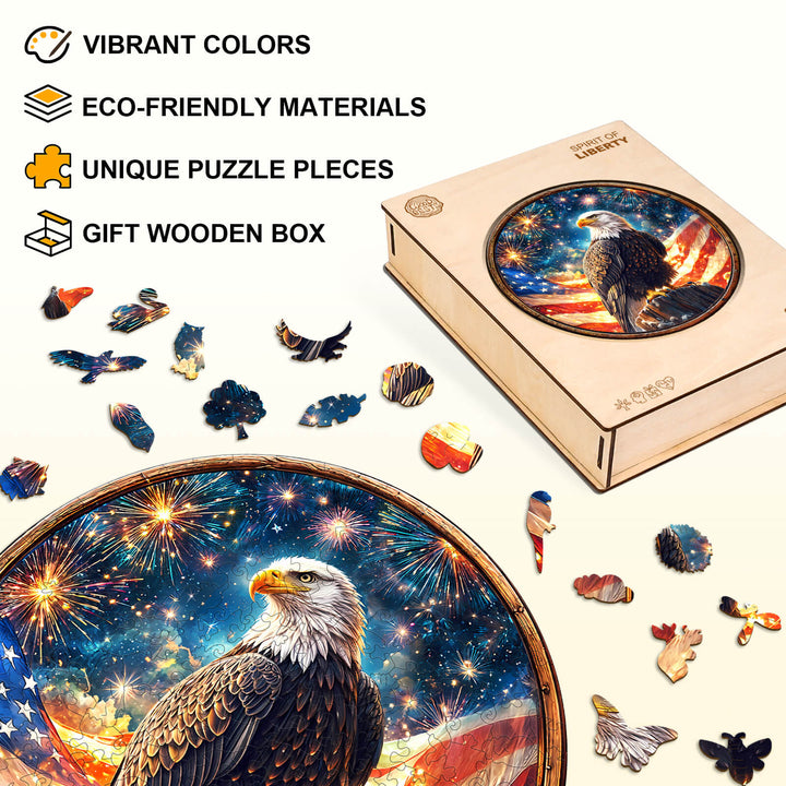 Freiheitsgeist Holzpuzzle