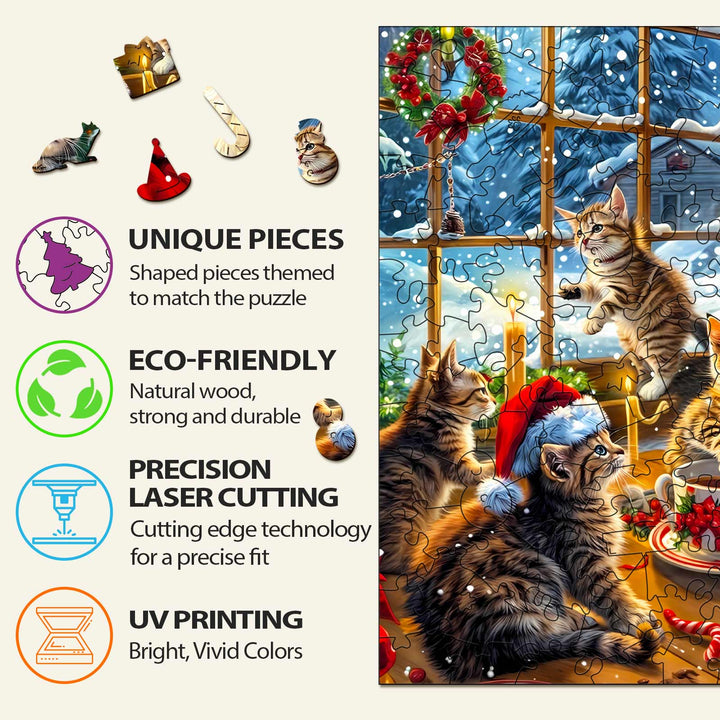 Warm Christmas-2 Wooden Jigsaw Puzzle - Woodbests