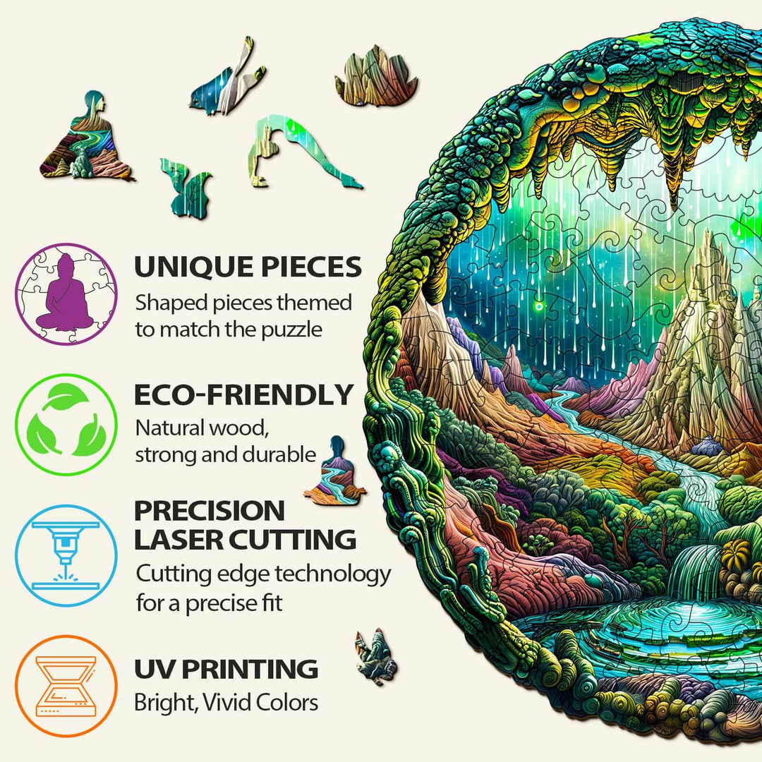 3D Aurora-1 Wooden Jigsaw Puzzle - By Woodbests