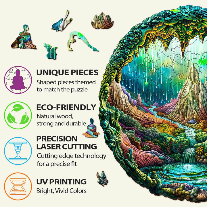 3D Aurora-1 Wooden Jigsaw Puzzle - By Woodbests