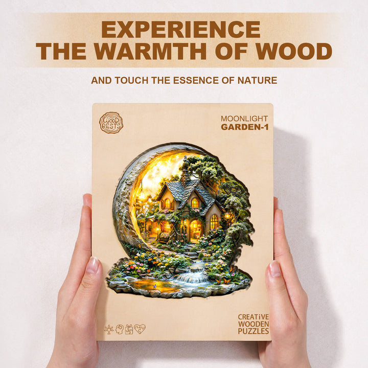 Nachtgarten Modell 1 Holzpuzzle