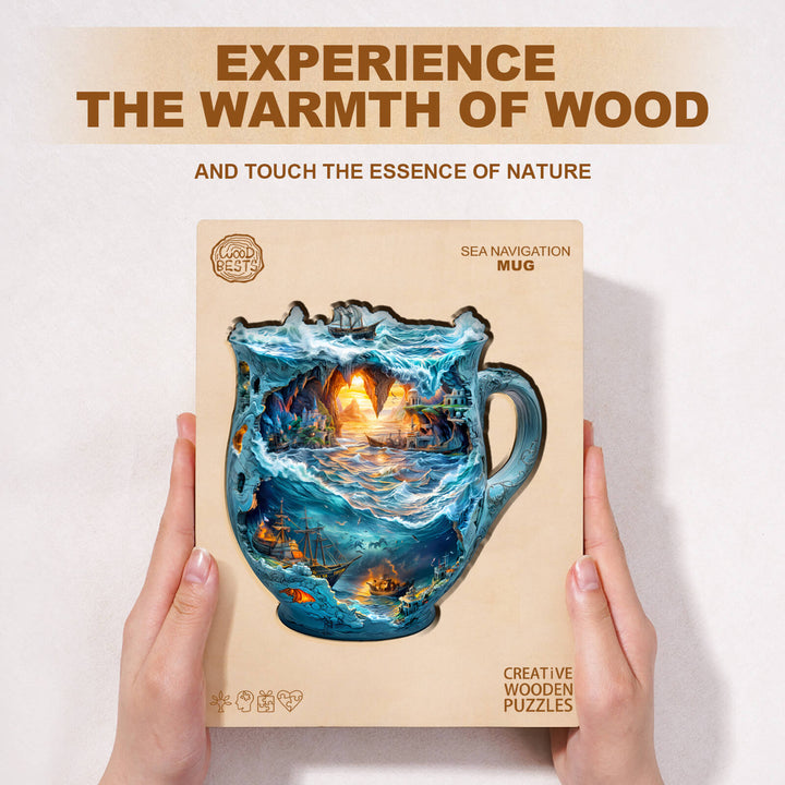 Seefahrer-Tassen Holzpuzzle