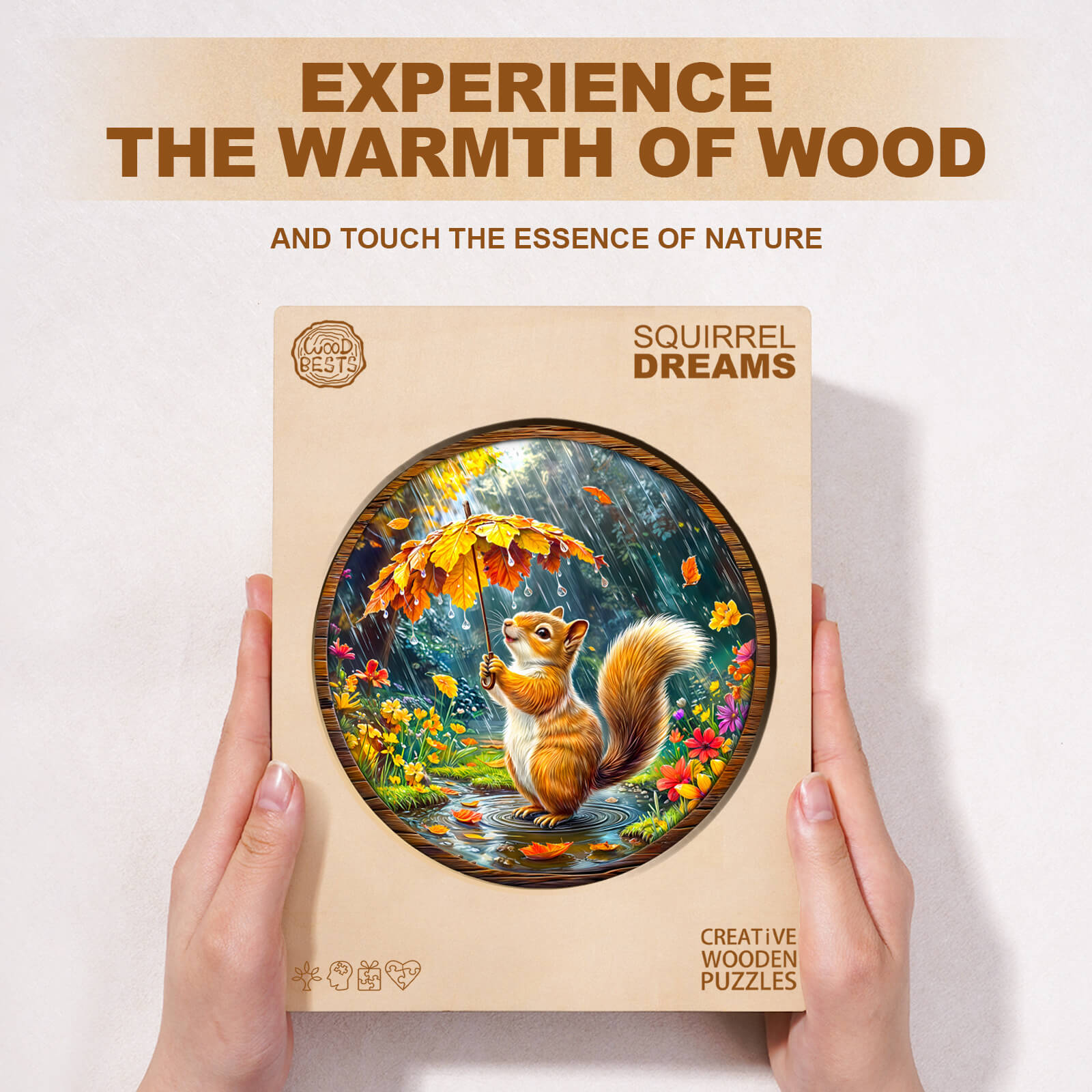 Squirrel Dreams Wooden Jigsaw Puzzle