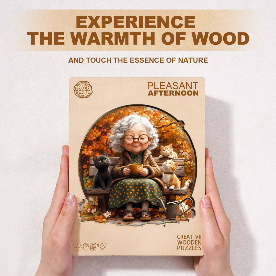 Pleasant afternoon Wooden Jigsaw Puzzle