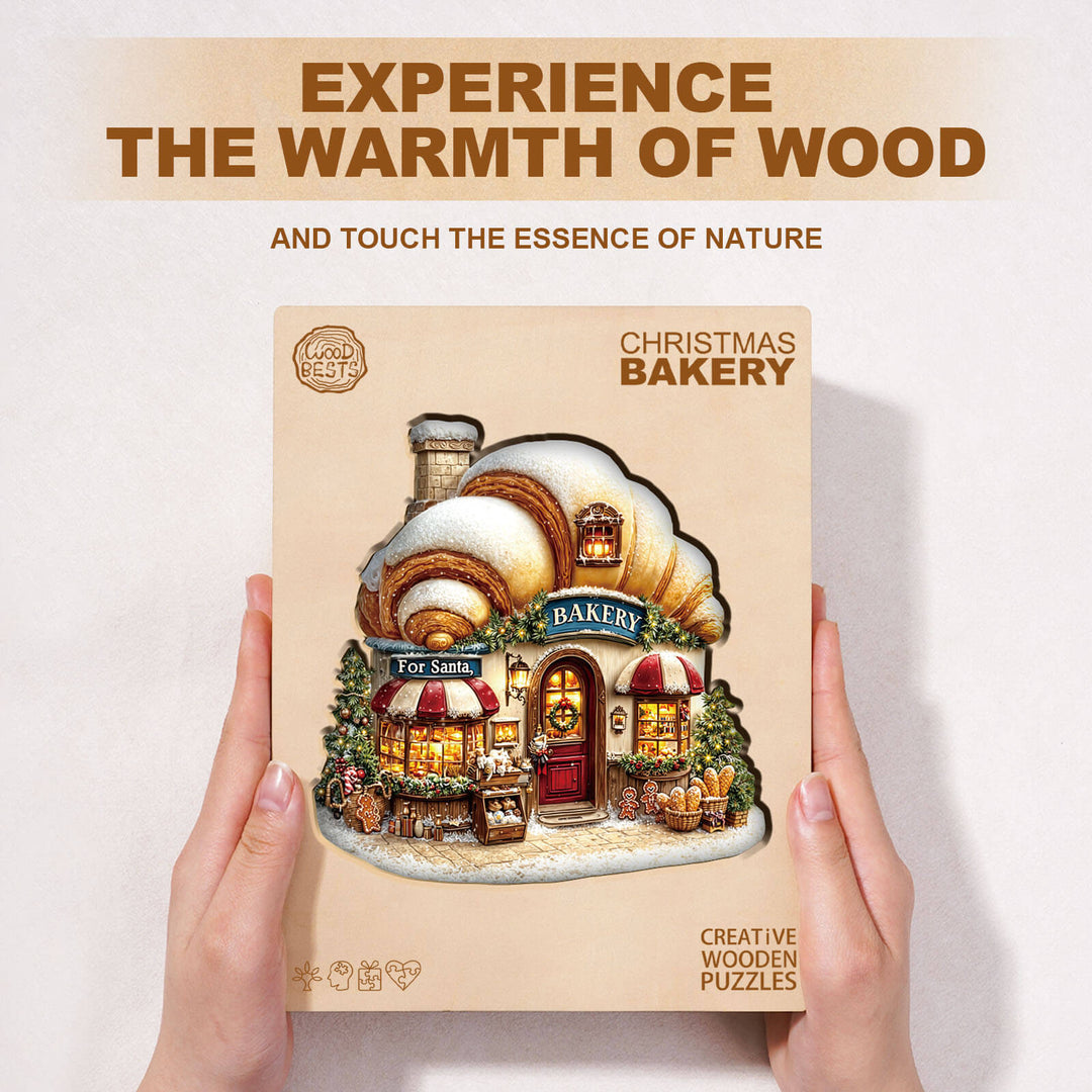 Weihnachtsbäckerei Holzpuzzle