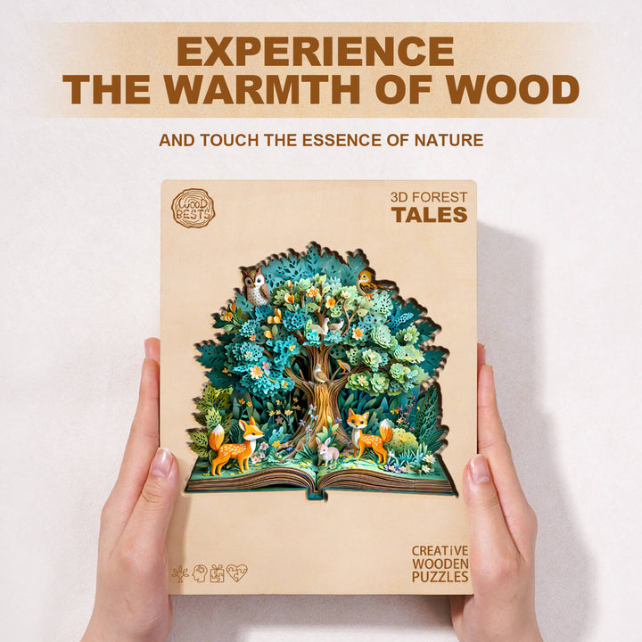 3D Forest Tales Wooden Jigsaw Puzzle