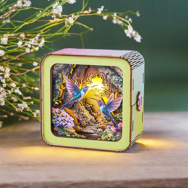 Blumenfee - 3D Holz Nachtlicht Bausatz