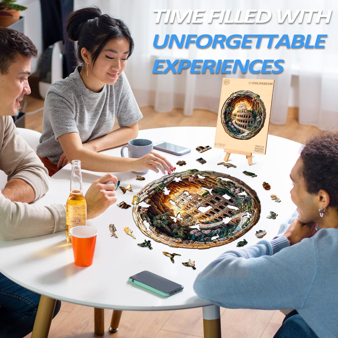 3D Colosseum Wooden Jigsaw Puzzle - By Woodbests
