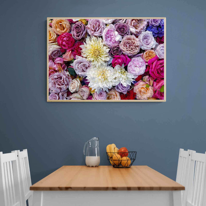 Sea of Flowers 500 / 1000 Piece Puzzle - Woodbests