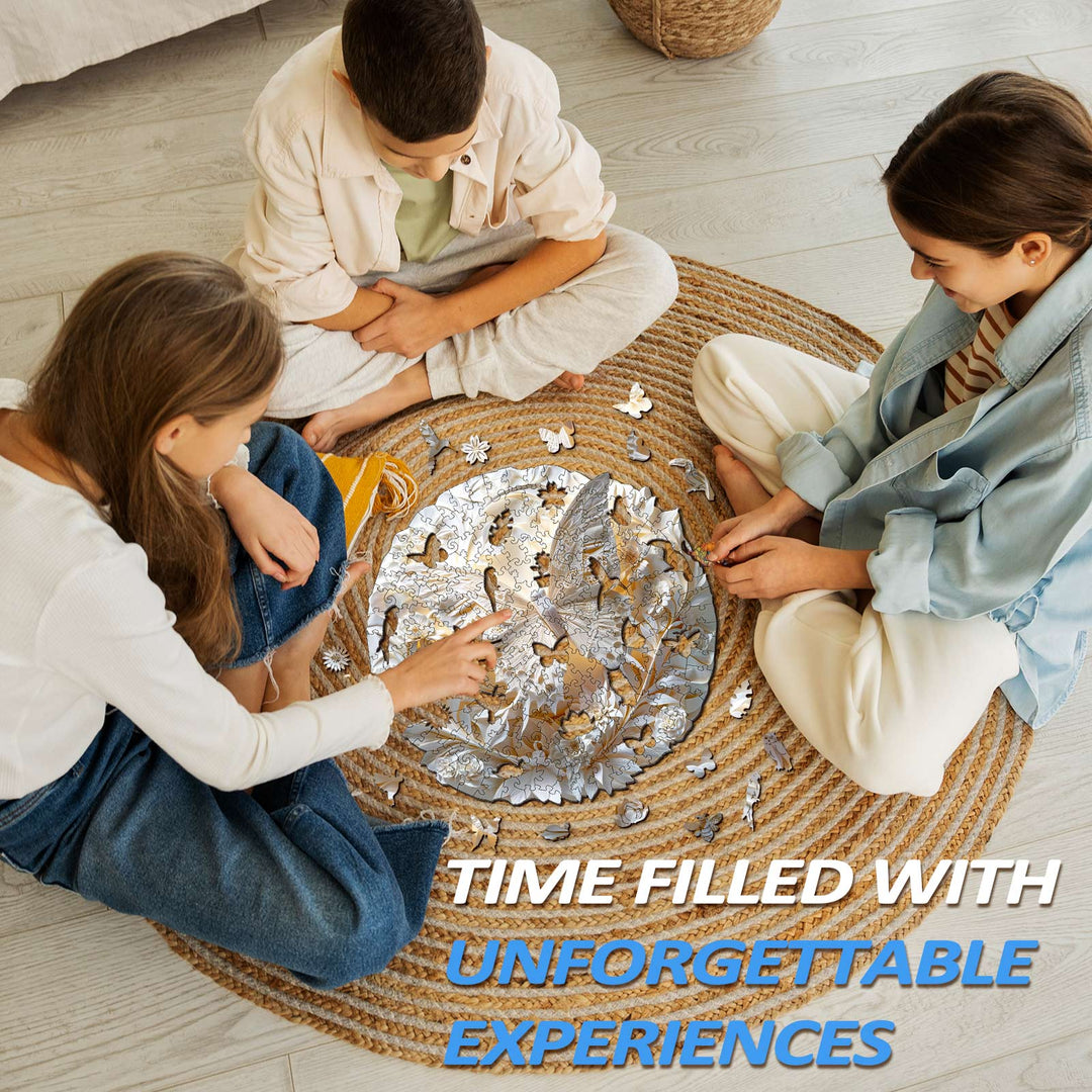 3D Paper Butterfly Wooden Jigsaw Puzzle - By Woodbests