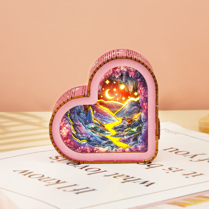 Traumhöhlen - 3D Holz Nachtlicht Bausatz