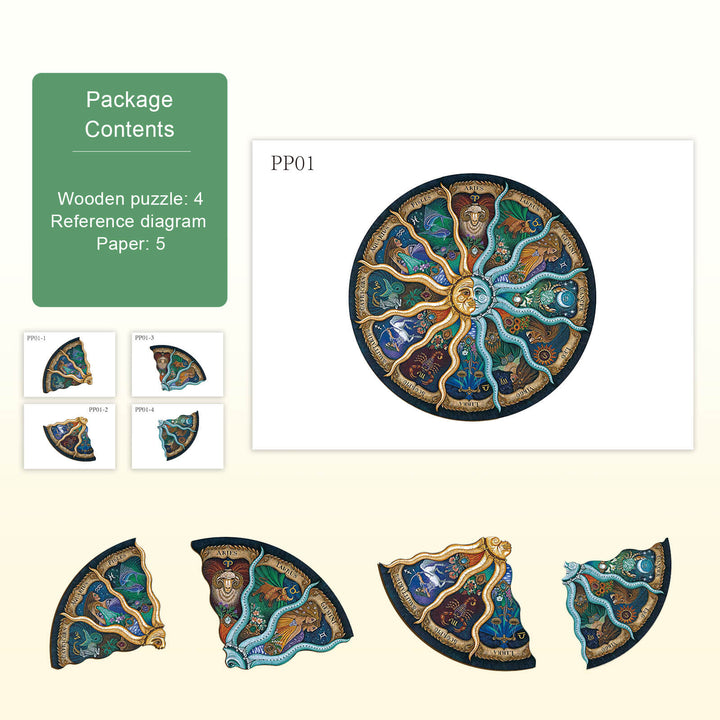Party Puzzle-Tierkreis-Horoskop