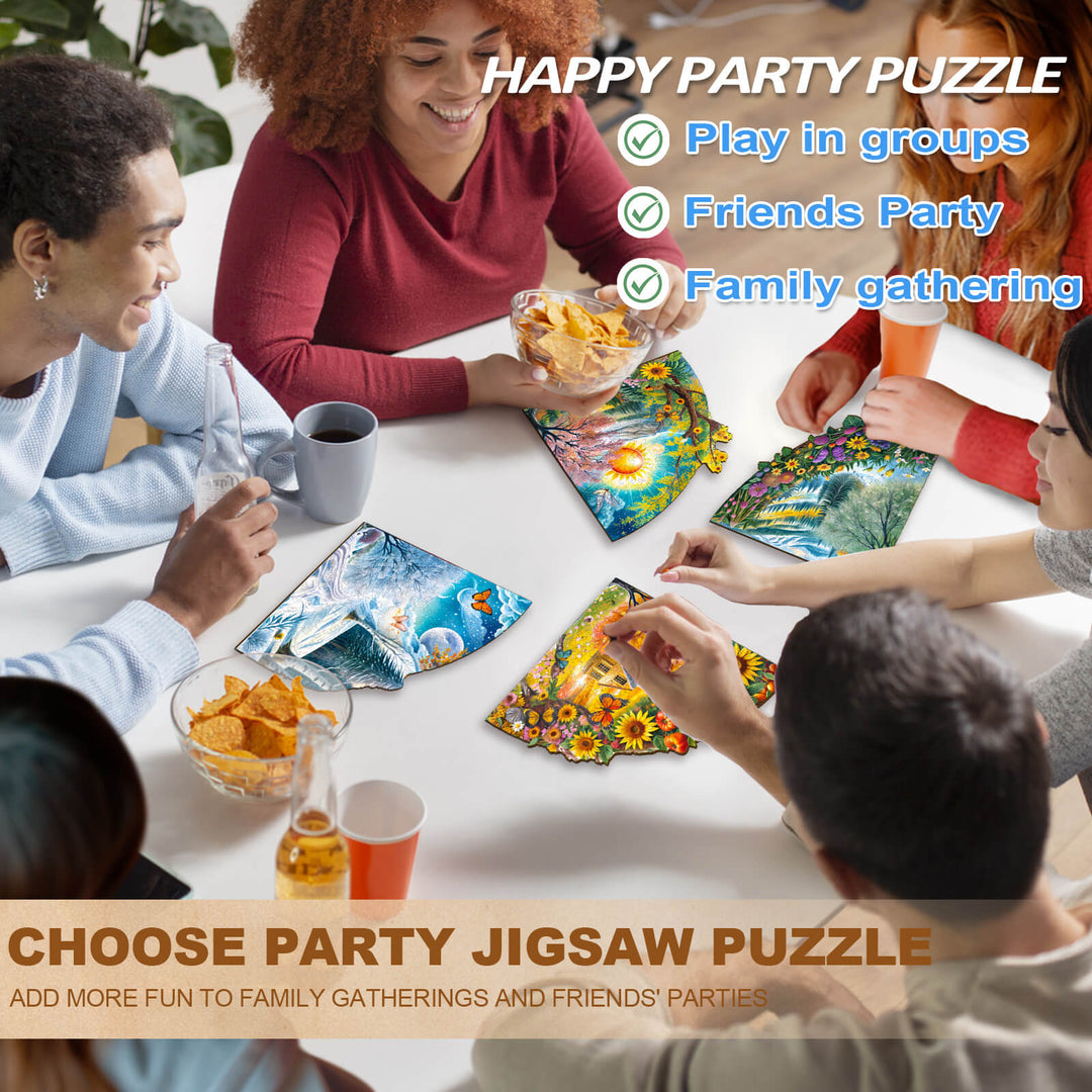 Party Puzzle - Vier Jahreszeiten