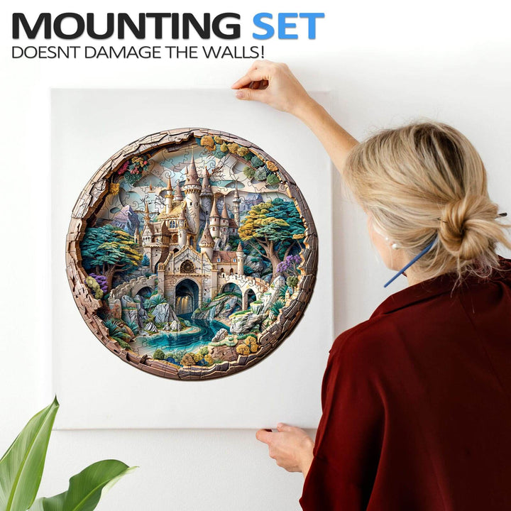 3D Castle Wooden Jigsaw Puzzle - Woodbests